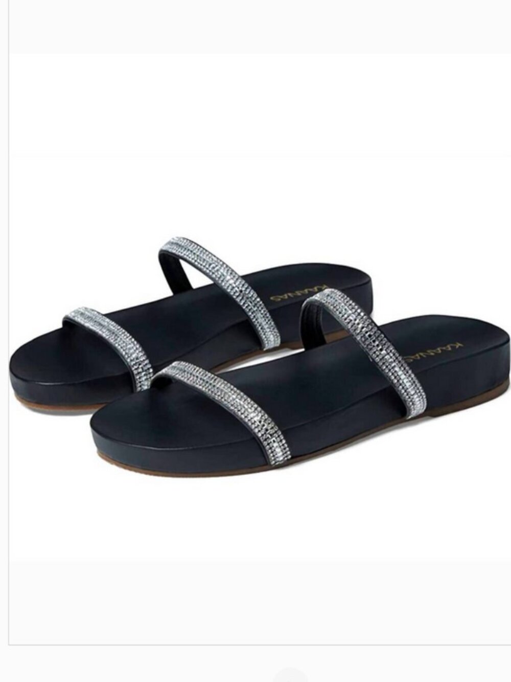 KAANAS Embellished Slide Sandals